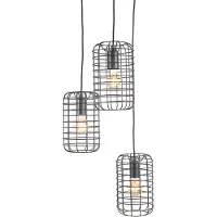 Label51 - Hanglamp Solido - Zwart - 32x32x127cm
