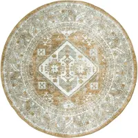 Veer Carpets Vloerkleed laria brown 5 rond ø120 cm