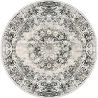Veer Carpets Vloerkleed viola antraciet rond ø160 cm