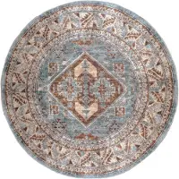 Veer Carpets Vloerkleed laria blue 3 rond ø160 cm