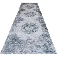 Veer Carpets Vloerkleed viola antraciet 80 x 300 cm