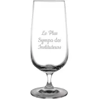 Fusion Bierglas op voet gegraveerd - 41cl - Le Plus Sympa des Instituteurs