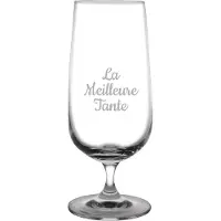 Fusion Bierglas op voet gegraveerd - 41cl - La Meilleure Tante