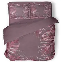 Linnick Dekbedovertrek katoen Sky - pink 240x200/220cm