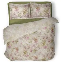 Linnick Dekbedovertrek Katoen Fable Meadow - beige 200x200/220cm