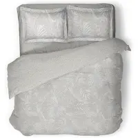 Linnick Dekbedovertrek Katoen Exotic Jungle - beige 200x200/220cm