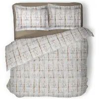 Linnick Dekbedovertrek Katoen Bracken - white 200x200/220cm