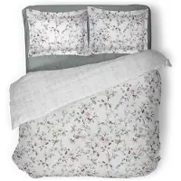 Linnick Dekbedovertrek Katoen Trail Yard - white 200x200/220cm