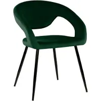 Kick Collection Eetkamerstoel Lenn - Velvet Donkergroen