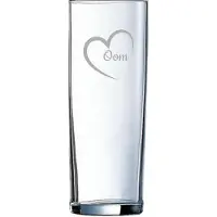 Arcoroc Gegraveerde longdrinkglas 31cl Oom met hartje