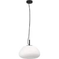 Eglo Hanglamp Balmes, dimbaar, wit / opaal, Woon-/ Eetkamer, metaal, Modern, hanglamp