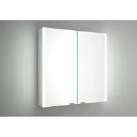 Muebles Ally spiegelkast met verlichting zijkant 63x65cm wit