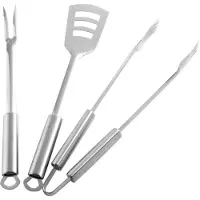 Landmann rvs BBQ grillbestek 3-delig 41x9x2 cm