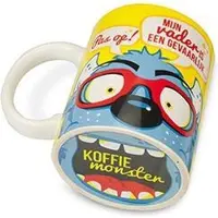 Miko Te gekke mok Pas op! Mijn vader is een gevaarlijk…..koffie monster