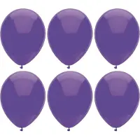 Haza Ballonnen verjaardag/thema feest - 200x stuks - paars - 29 cm