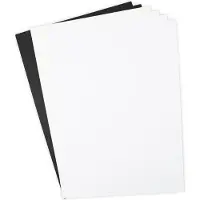SIZZIX Surfacez Cardstock A4 Black/Ivory/White 60pcs