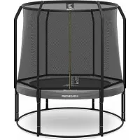 Magic Circle Pro Rechthoekige Trampoline 244 x 366 cm Groen met veiligheidsnet