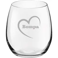 Royal Leerdam Drinkglas gegraveerd - 39cl - Bompa-hartje