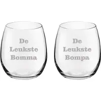 Royal Leerdam Drinkglas gegraveerd - 39cl - De Leukste Bomma-De Leukste Bompa
