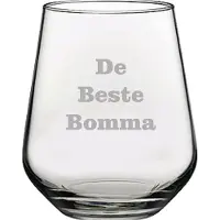 Pasabahce Drinkglas gegraveerd - 42,5cl - De Beste Bomma