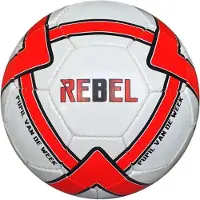 Rebel Voetbal PVC Wit / Rood (pupil Van De Week)