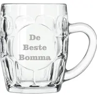 Libbey Bierpul gegraveerd - 55cl - De Beste Bomma