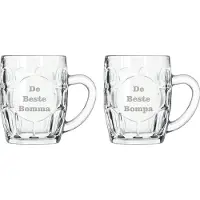 Libbey Bierpul gegraveerd - 55cl - De Beste Bomma-De Beste Bompa