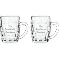 Libbey Bierpul gegraveerd - 55cl - De Leukste Bomma-De Leukste Bompa