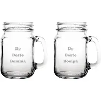 Fusion Drinkglas gegraveerd - 45cl - De Beste Bomma-De Beste Bompa
