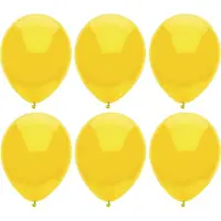 Haza Ballonnen verjaardag/thema feest - 300x stuks - geel - 29 cm