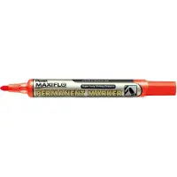 Pentel Viltstift pentel nlf50 maxiflo rond 1.5-3mm rood - 12 stuks