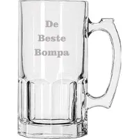 Libbey Bierpul gegraveerd - 1ltr - De Beste Bompa