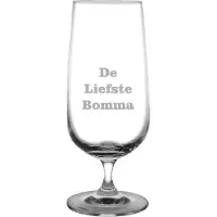 Fusion Bierglas op voet gegraveerd - 41cl - De Liefste Bomma