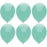 Haza Ballonnen verjaardag/feest - 300x stuks - mintgroen - 29 cm