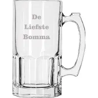 Libbey Bierpul gegraveerd - 1ltr - De Liefste Bomma