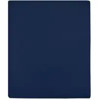 vidaXL Hoeslaken jersey 160x200 cm katoen marineblauw