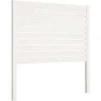 vidaXL Hoofdbord 96x4x100 cm massief grenenhout wit