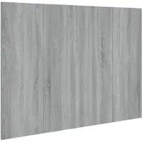 vidaXL Hoofdbord 120x1,5x80 cm bewerkt hout grijs sonoma eikenkleurig