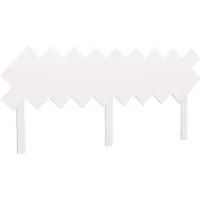 vidaXL Hoofdbord 178x3x80,5 cm massief grenenhout wit