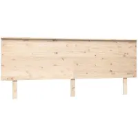 vidaXL Hoofdbord 204x6x82,5 cm massief grenenhout