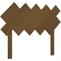 vidaXL Hoofdbord 104x3x80,5 cm massief grenenhout honingbruin