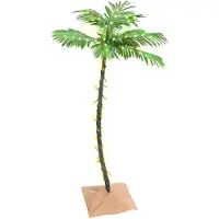 vidaXL Palmboom LED 72 LED's warmwit 120 cm