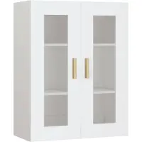 vidaXL Bovenkast 69,5x34x90 cm wit
