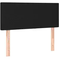 vidaXL Hoofdbord 90x5x78/88 cm stof zwart
