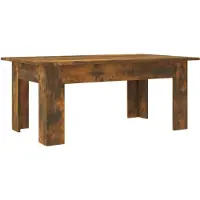 vidaXL Salontafel, gerookt eikenhout, 100x60x42 cm, houtvezel