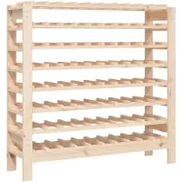 vidaXL Wijnrek 109,5x30x107,5 cm massief grenenhout