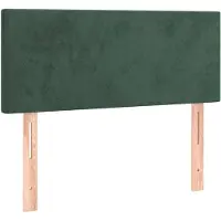 vidaXL Hoofdbord 80x5x78/88 cm fluweel donkergroen