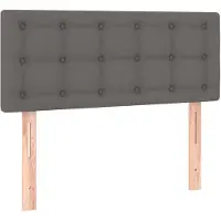 vidaXL Hoofdbord 80x5x78/88 cm kunstleer grijs