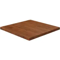vidaXL Tafelblad vierkant 50x50x2,5cm behandeld eiken donkerbruin