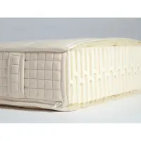 Yumeko Matras Natuurlatex 200x200 Wit - Eco, Bio & Fairtrade